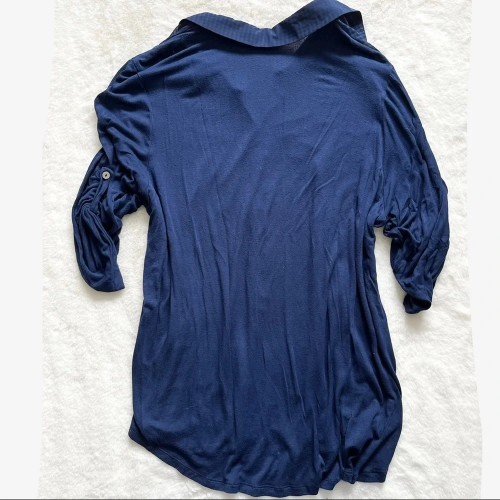 MIRACLESUIT TOP SIZE XL BEACH BREEZY BLOUSE RESORT EFFORTLESS VACATION CHIC - Picture 2 of 7